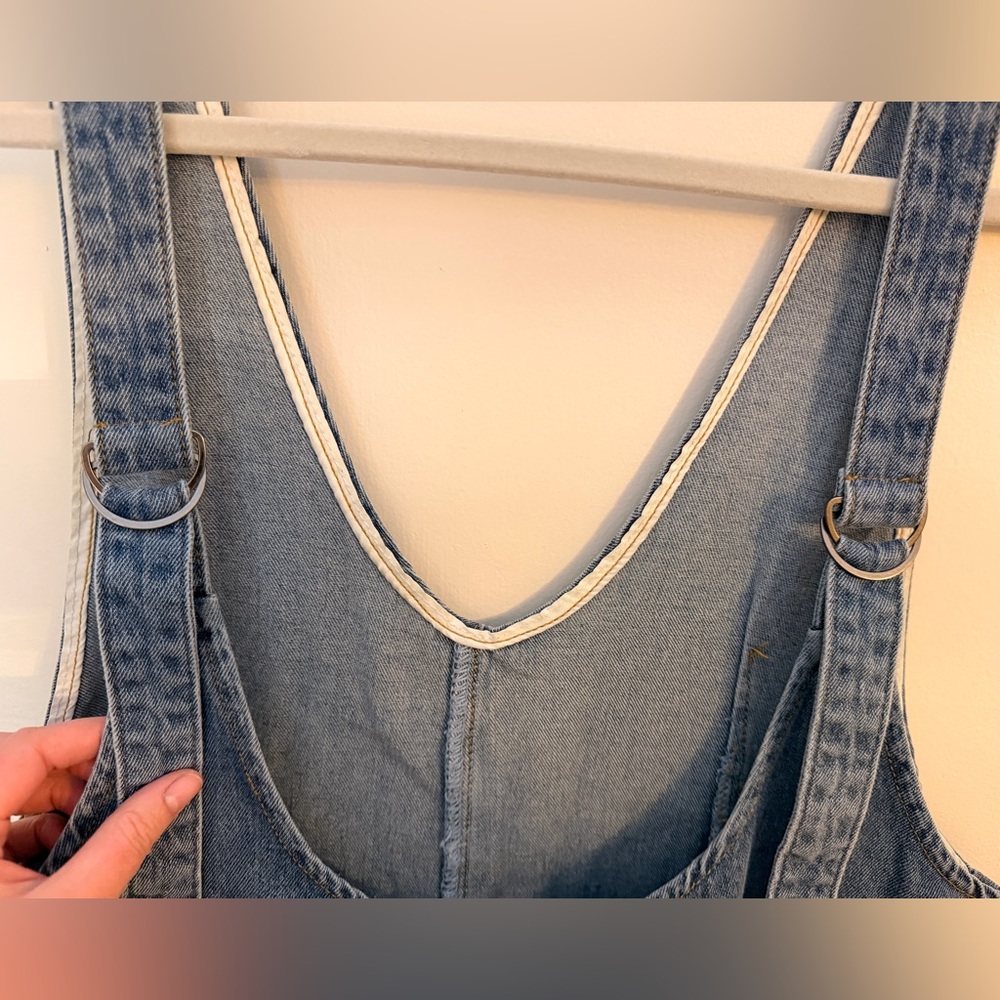 Blue Denim Overalls - Picture 4 of 7